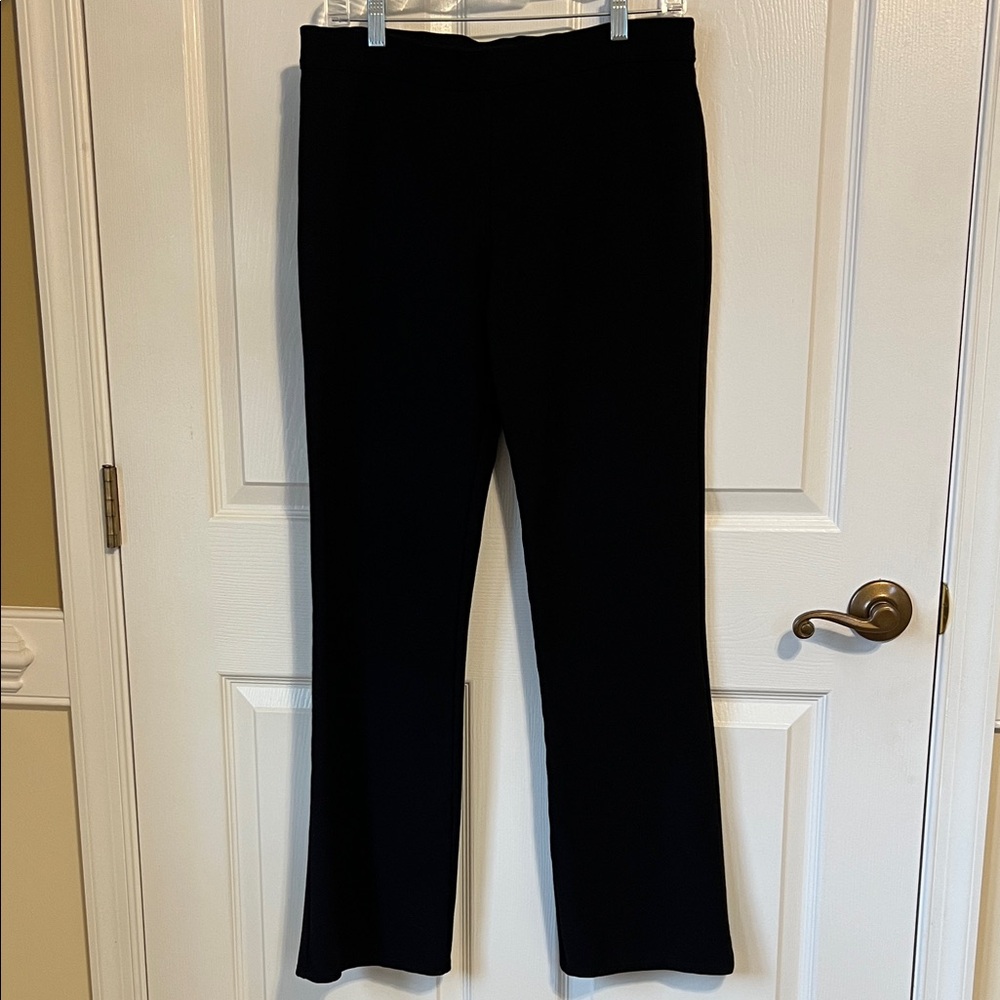 Max Studio Black Pull On Bootcut Ponte Pant